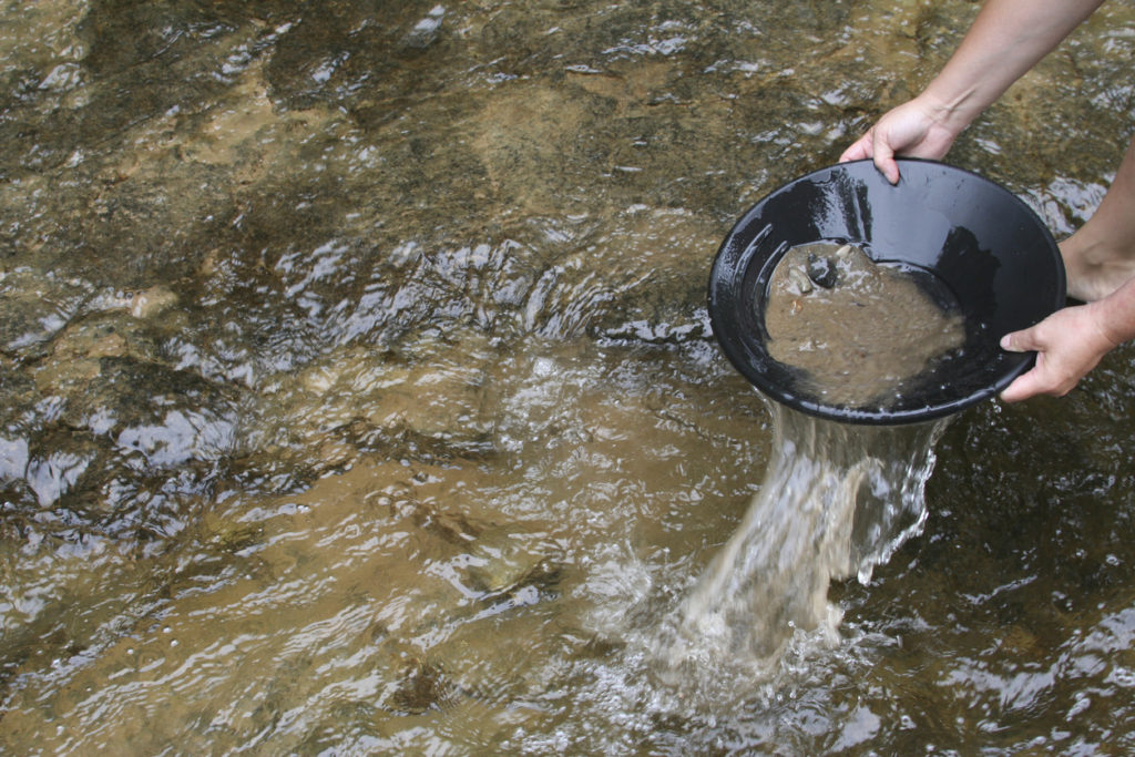 gold panning