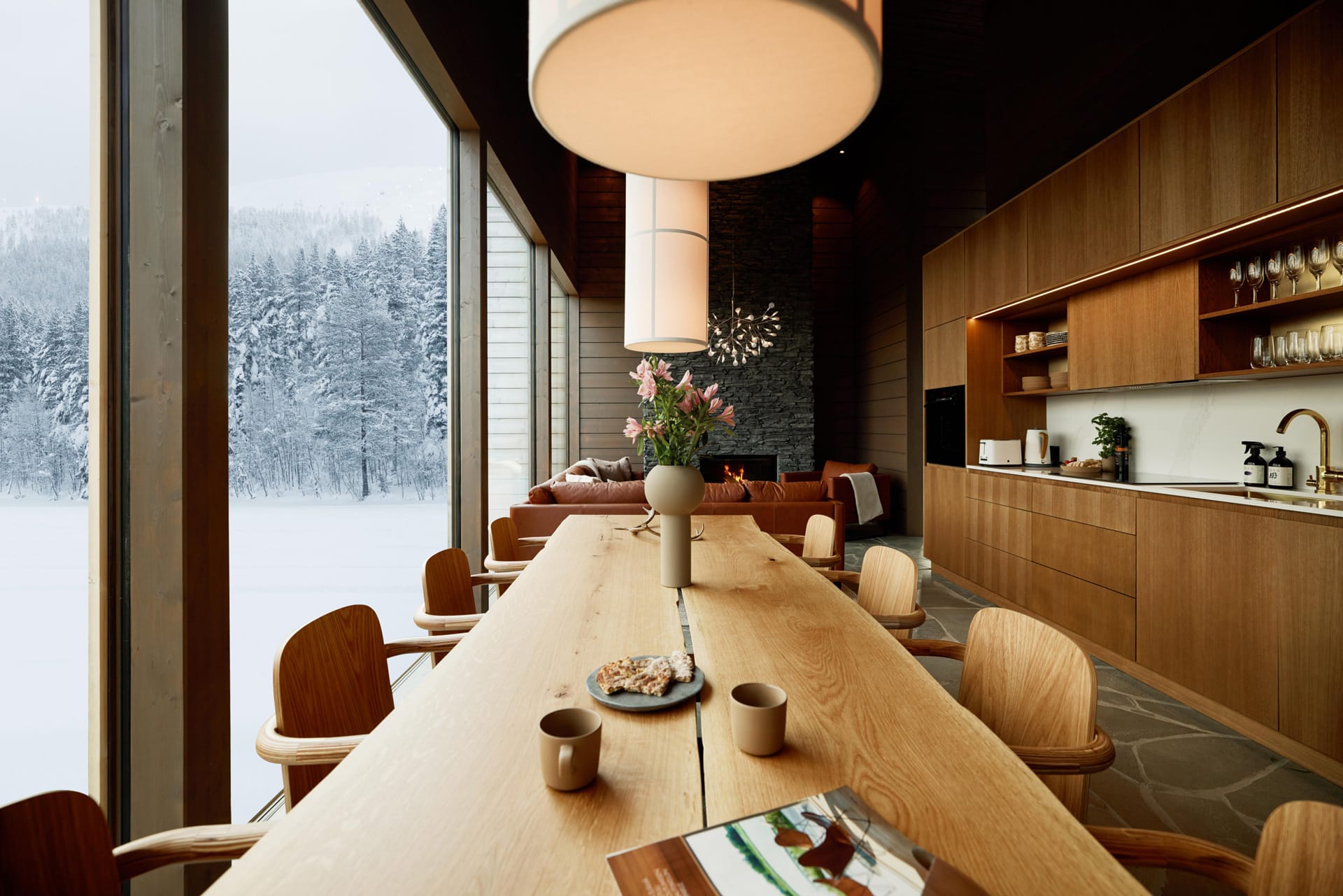 How much does a private chef cost in a Lapland luxury villa?